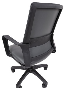 Офисное кресло CHAIRMAN 606 ЭКО, экокожа, серый
